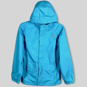 Boys The North Face Dryvent Rain Jacket sz M (10-12) EUC